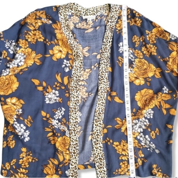 Anthropologie Andersen & Lauth Zoe Leopard Trimmed  Floral Print size OS - Picture 2 of 6